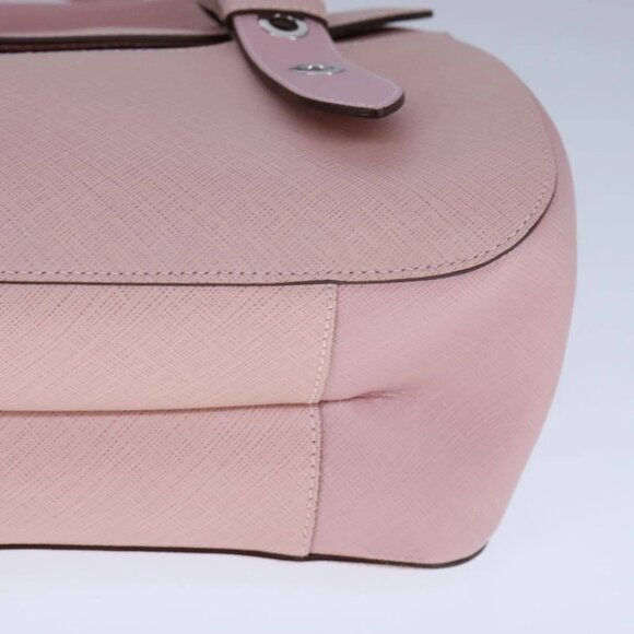 Salvatore Ferragamo Gancini Hand Bag Leather Pink Auth 108902V - Picture 2 of 16